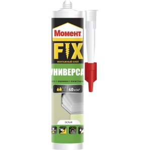 Клей Момент монтажный Fix Универсал 380 г фото из интернет-магазина Строймикс