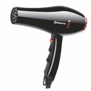 Фен электро Sakura SA-4047BK Professional 2000 Вт 3 режима 2 скорости холодная сушка фото из интернет-магазина Строймикс