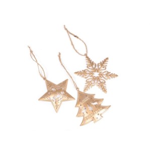 Украшение елочное металлическое Новогодние чудеса 9*9см в ассортименте арт25708387 фото из интернет-магазина Строймикс