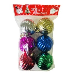 Шары елочные 6см AG-1010 ассорти, AG-1010 фото из интернет-магазина Строймикс