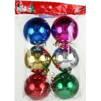 Шары елочные 7см AG-1011 ассорти, AG-1011 фото в Строймикс