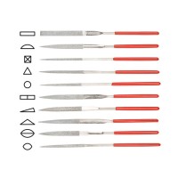 Набор надфилей алмазных STARTUL PROFI 140*50*3мм, 10 шт. фото в Строймикс