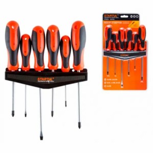 Набор отверток STARTUL PROFI 6шт (SL3*75.5*75.6*100 PHO*75.1*75.2*100) фото из интернет-магазина Строймикс
