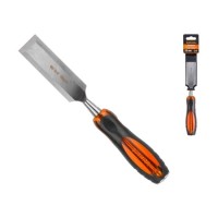 Стамеска плоская 32мм STARTUL MASTER (ST4072-32) (обрезиненная рукоятка, металлический затыльник) фото в Строймикс