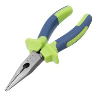 Длинногубцы прямые СИБРТЕХ, 2-х комп. рук. 160 мм, 17104 фото в Строймикс