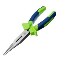 Длинногубцы прямые СИБРТЕХ, 2-х комп. рук. 200 мм, 17106 фото в Строймикс