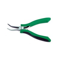 Тонкогубцы 150мм изогнутые для электроники TOPTUL фото в Строймикс