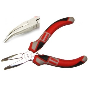 Длинногубцы изогнутые 160 мм Stab Premium SB19031 фото из интернет-магазина Строймикс