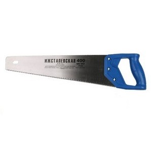 Ножовка по дереву 400мм, зуб 4 мм ЛЮКС фото из интернет-магазина Строймикс