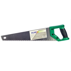 Ножовка по сырой древесине 400мм прям круп зуб 3,5з/д Runex Green фото из интернет-магазина Строймикс