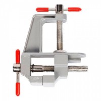 Тиски 40 мм с зажимами для детали и крепления к столу Smartbuy фото в Строймикс