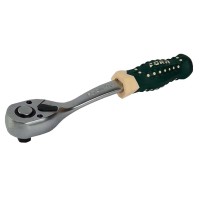 Трещетка с резиновой рукояткой изогнутая 1/2 72 зубца FORA FA-802422 фото в Строймикс