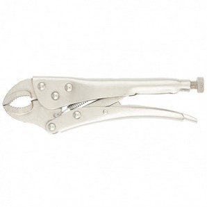 Зажим ручной SPARTA 250 мм полукруглый захват 184305 фото из интернет-магазина Строймикс
