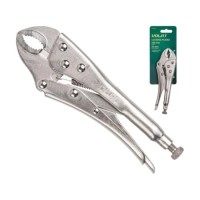 Зажим с фиксатором 180мм изогнутые губки ВОЛАТ фото в Строймикс