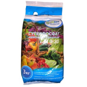 Суперфосфат аммонизир марка 9-30-9 3 кг фото из интернет-магазина Строймикс