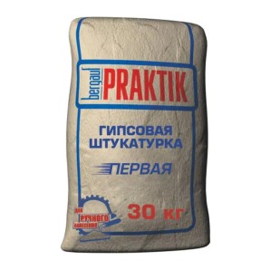 Гипсовая штукатурка Bergauf Praktik 30 кг фото из интернет-магазина Строймикс