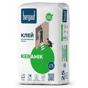 Клей для керамической плитки Bergauf Keramik 25 кг фото из интернет-магазина Строймикс