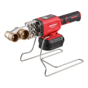 Аккум сварочный аппарат для полимерных труб WORTEX CWM 1834 ALL1 XLT SOLO + 3 насадки (300 Вт, 25-340 С, электронная регулировка.) (1304746) фото из интернет-магазина Строймикс