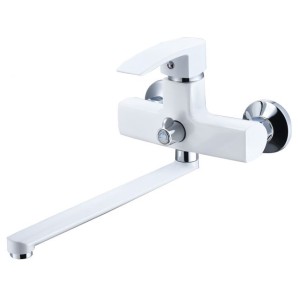 Смеситель для ванны D35-A, серия 270 белый, ECONOCE, арт.EC0272WT фото из интернет-магазина Строймикс