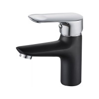 Смеситель для умывальника D35-A, серия 280 черный, ECONOCE, арт.EC0280BL фото в Строймикс