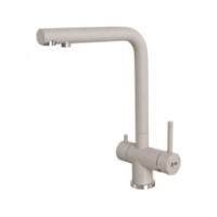 Смеситель для кухни (SUS 304) D35, серия ZAR с краном для пит. воды песочный AV Engineering, арт.AVZAR4-B304SNWF фото в Строймикс