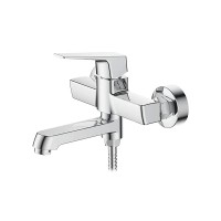 Смеситель для ванны с коротким изливом Ledeme L3181 фото в Строймикс