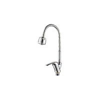 Смеситель для кухни с гибким изливом Ledeme L4331 фото в Строймикс