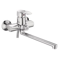 Смеситель для ванны с длинным изливом 40 мм Loffrey LF82264 фото в Строймикс