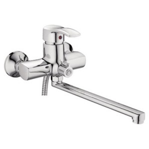 Смеситель для ванны с длинным изливом 40 мм Loffrey LF82264 фото из интернет-магазина Строймикс