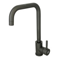 Смеситель для кухни нерж сталь графит WP49-098-4-U фото в Строймикс