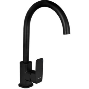 Смеситель для кухни черный Wisent WG4033B-2 фото из интернет-магазина Строймикс
