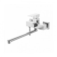 Смеситель для ванны c длинным изливом из нерж Ledeme L72225 фото в Строймикс