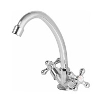 Смеситель для кухни вентильный (тип I), серия 480 ECONOCE (Короткий поворотный J-излив, длина 127 мм, высота 227 мм) фото в Строймикс