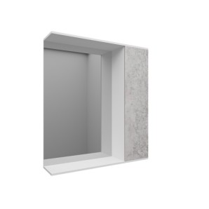Шкаф-зеркало Универсал 50 Бетон ViMark 5415 ФР-00063374 фото из интернет-магазина Строймикс
