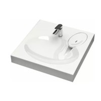 Умывальник над стиральной машиной (592х592х90) Мэйси V5D1 (белый) с кронштейном без сифона фото в Строймикс