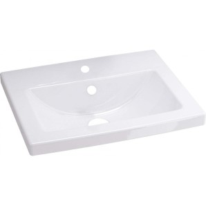 Раковина встраиваемая СОМО 50 1 отв белый с 1 фото из интернет-магазина Строймикс